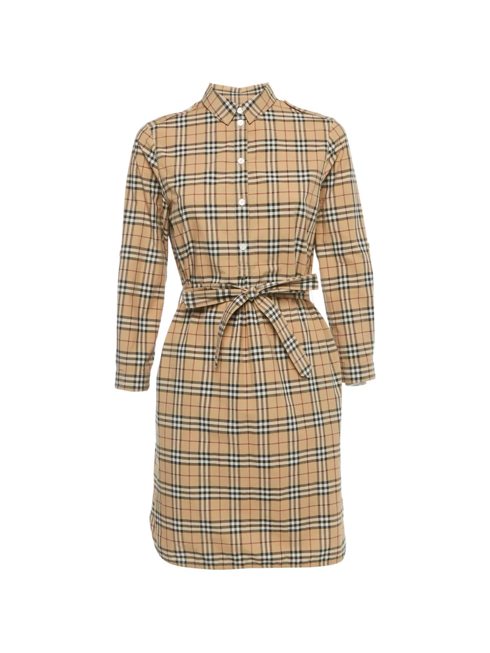 Burberry Pre-Owned Chemisier a quadri - Toni neutri