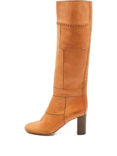 Chloé Pre-Owned knee-length leather boots