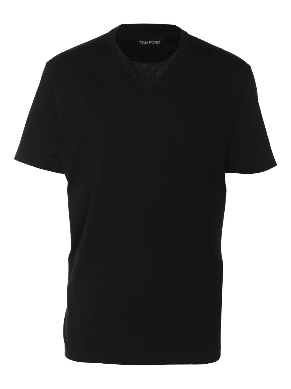 Pre-owned Tom Ford Jersey Crew-neck T-shirt In Black