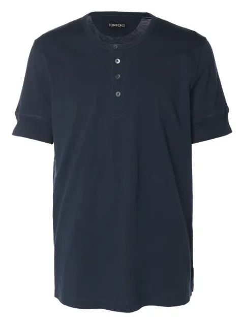 Tom Ford Vintage T-shirt con bottoni