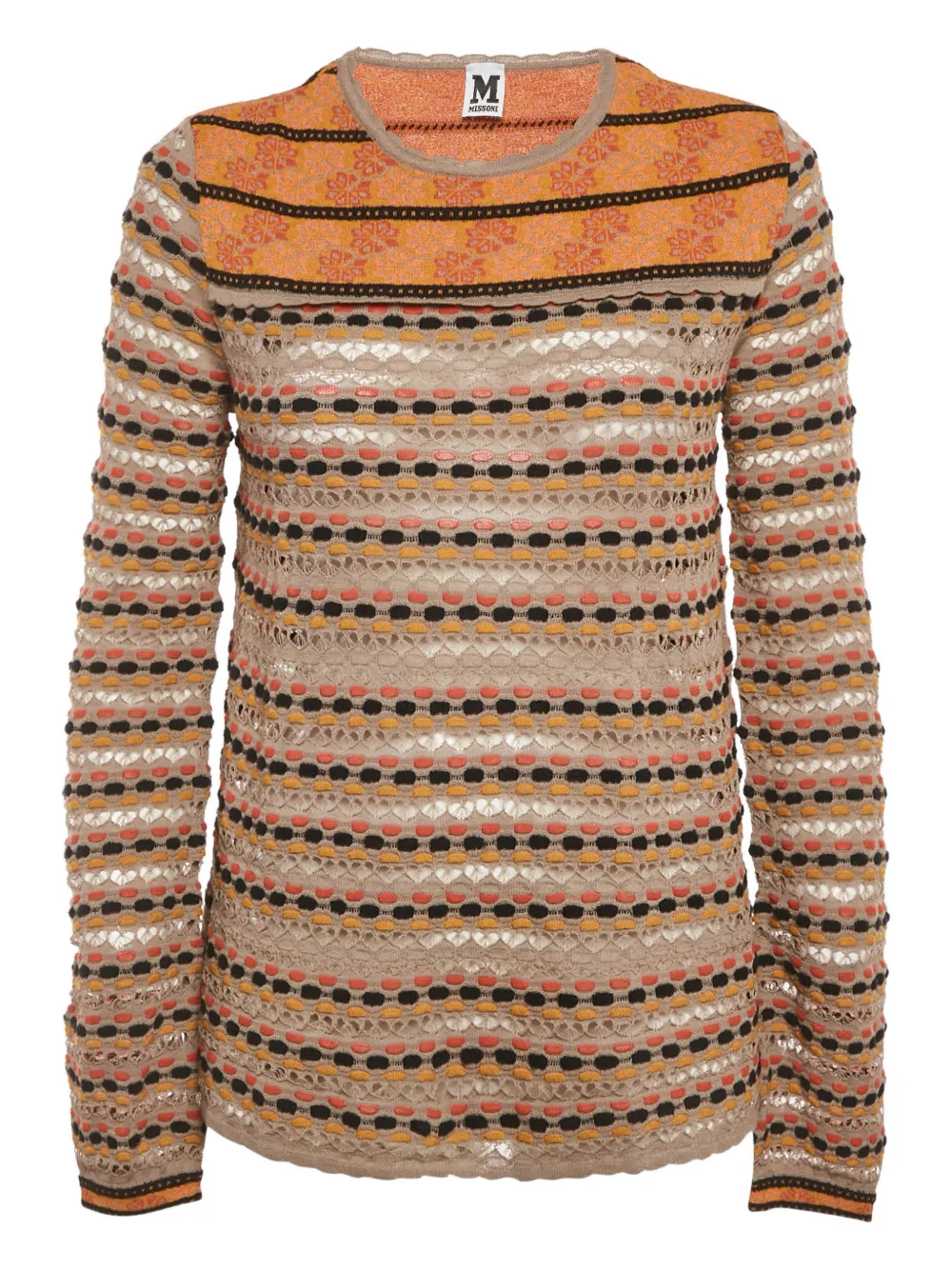 Missoni Pre-Owned patterned knitted top | Grey | Image 1