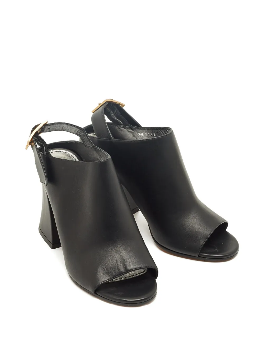 Givenchy Pre-Owned leather sandals - Zwart