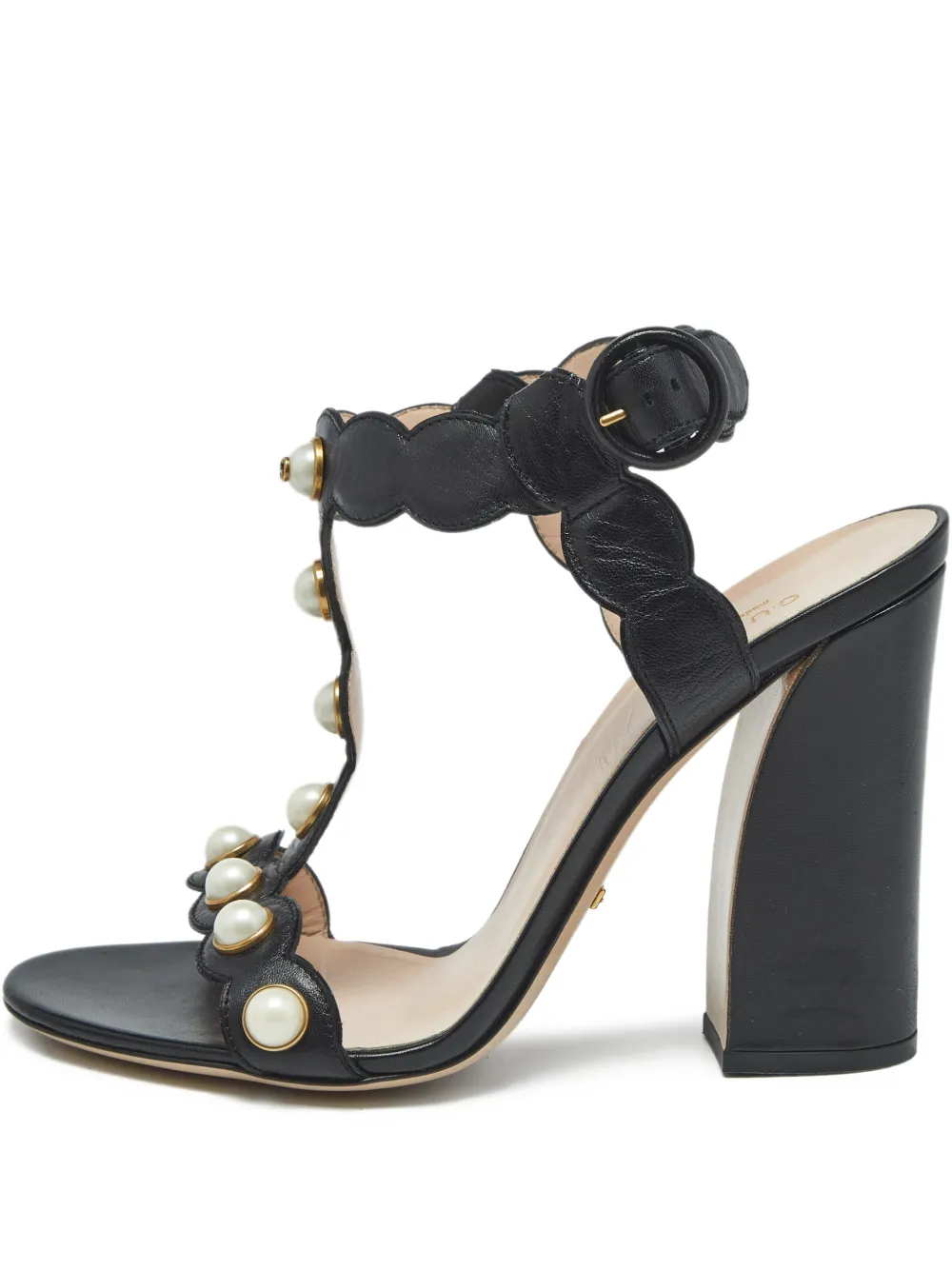 Gucci Pre-Owned sandalias con perlas artificiales | negro | Image 1