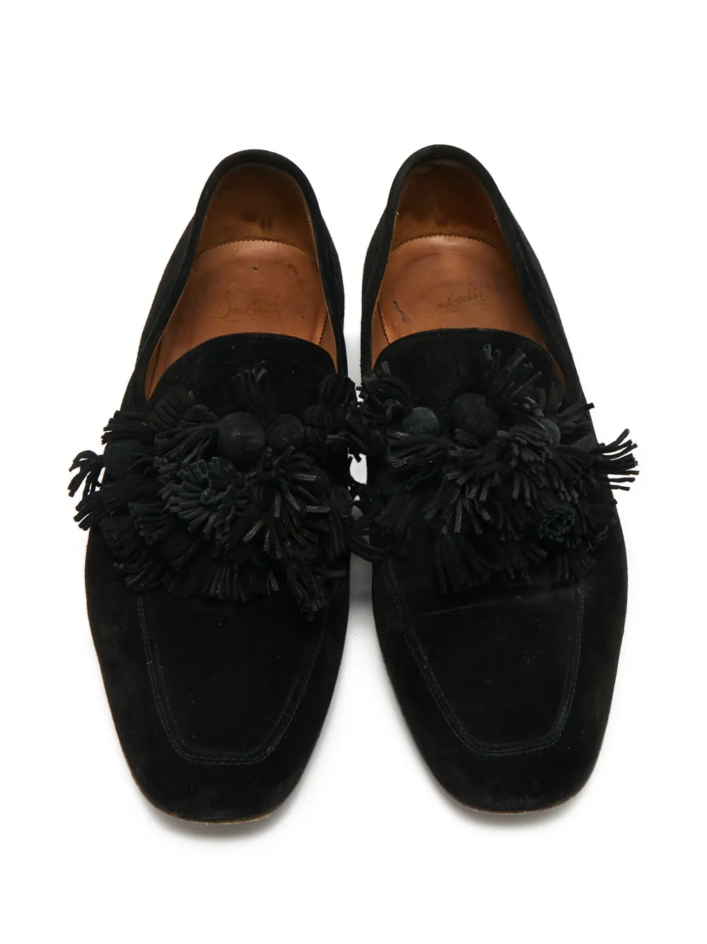 Christian Louboutin Pre-Owned mocassins en daim à glands | Image 2