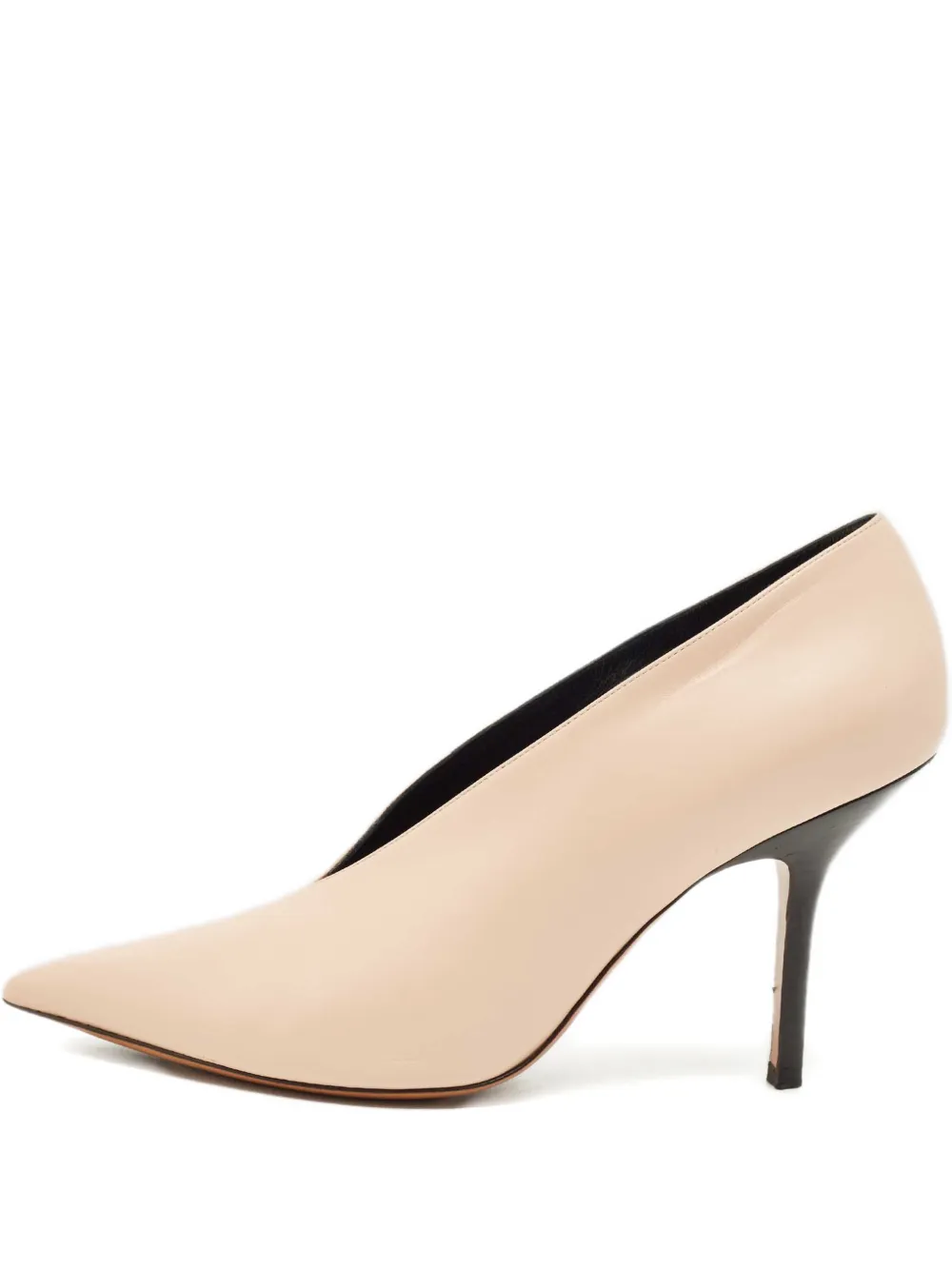 Celine Pre-Owned leather pointed pumps | Neutrals | Image 1