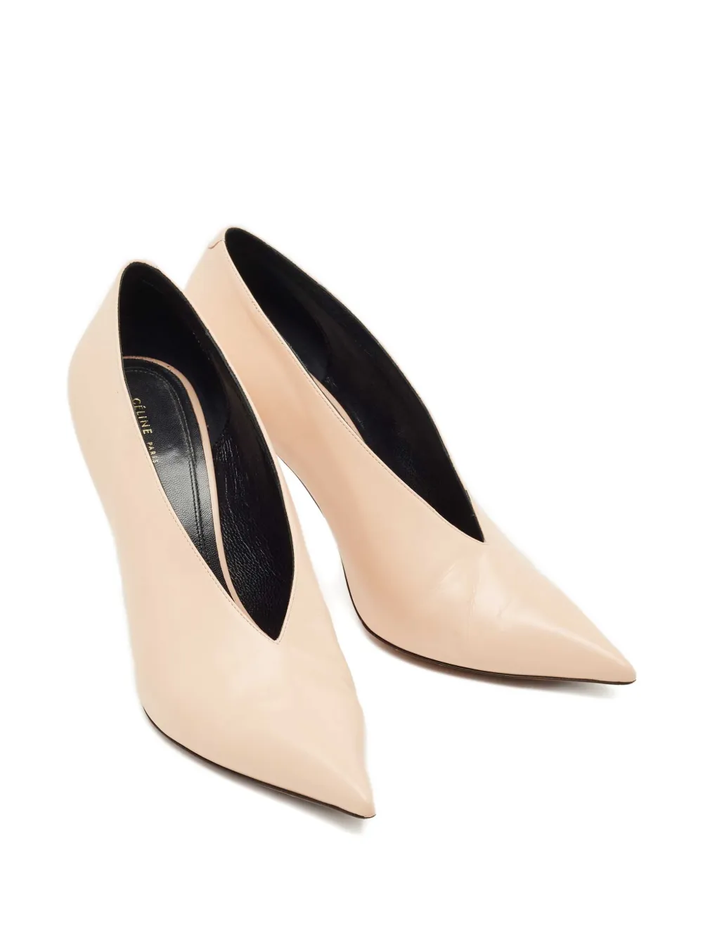 Celine Pre-Owned leather pointed pumps | Image 2
