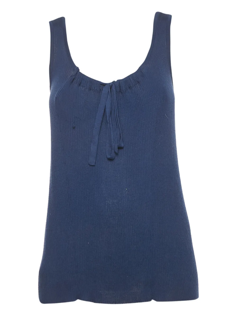 Marni Pre-Owned camiseta tejida con moño | azul | Image 1