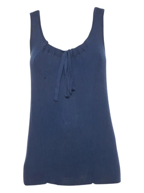 Marni Pre-Owned knitted tie-up tank top