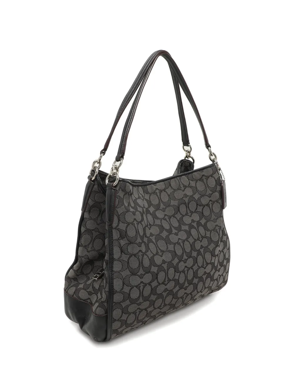 Coach Edie logo-detail shoulder bag - Grigio