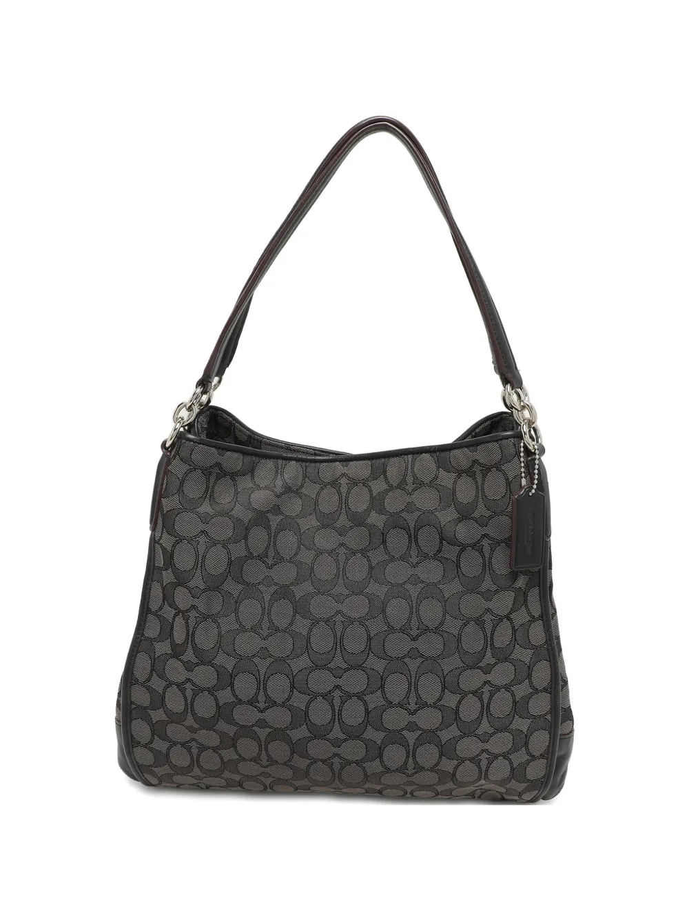 Coach Edie logo-detail shoulder bag - Grigio