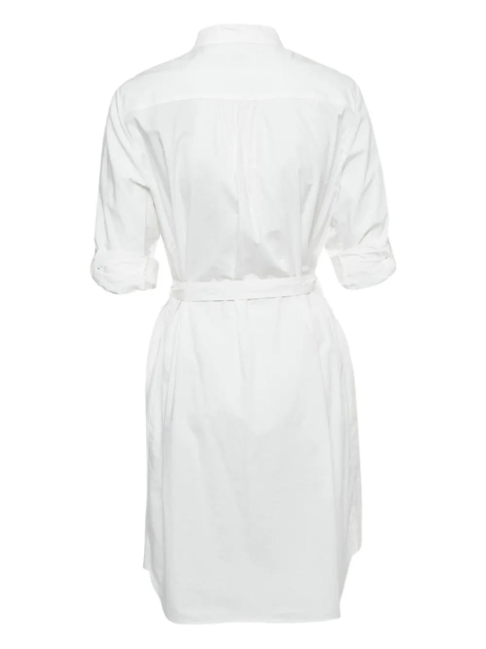 Burberry Pre-Owned tie-fastening midi dress - Wit