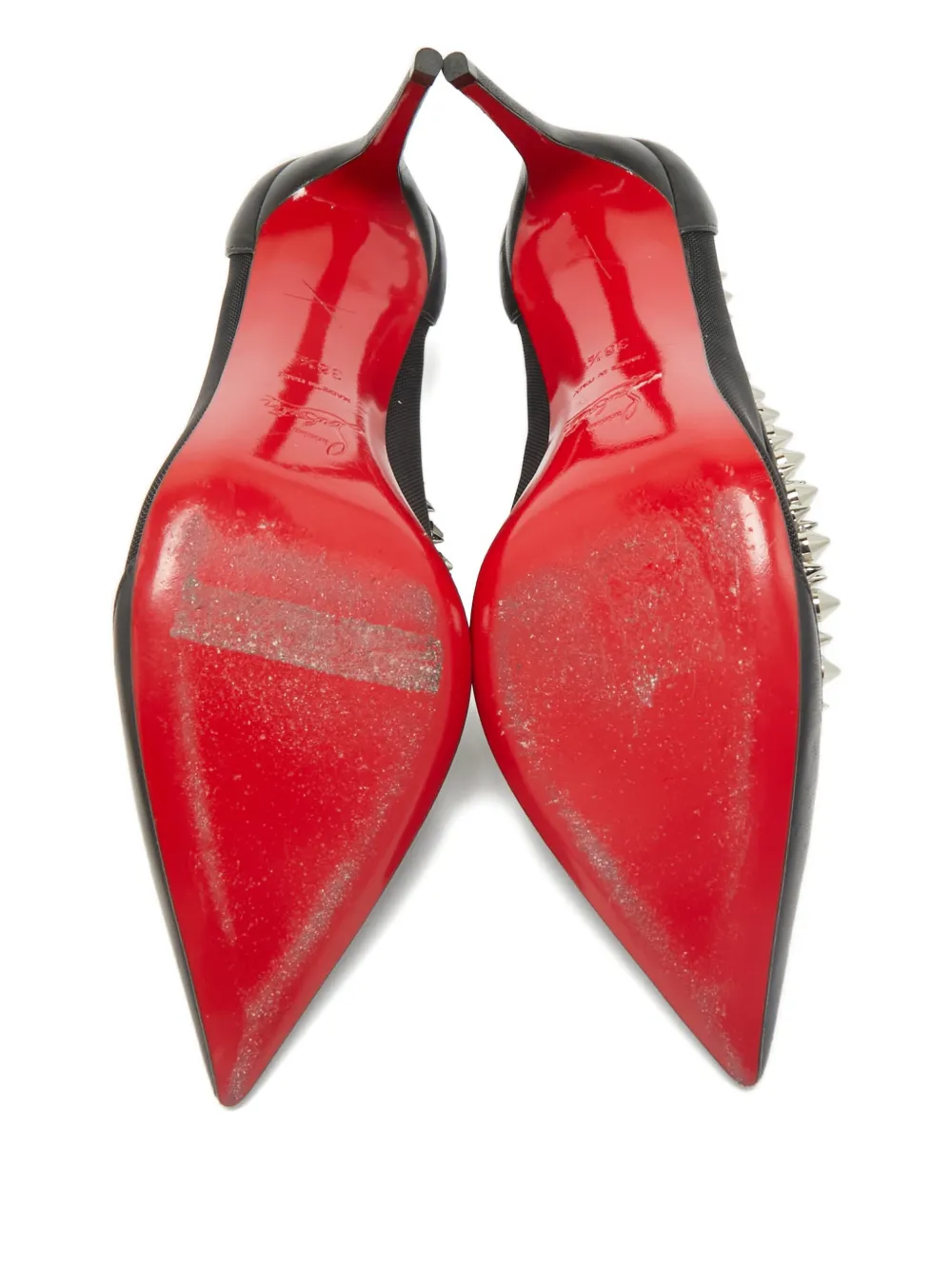 Christian Louboutin Pre-Owned Galativi Spike heeled pumps - Zwart