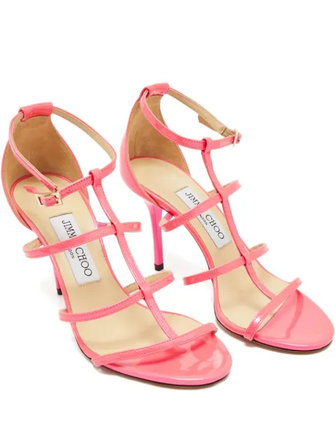 Jimmy Choo Pre-Owned thistle patent-leather sandals