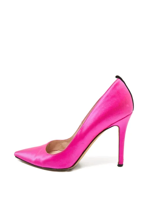 SJP by Sarah Jessica Parker satin heeled pumps