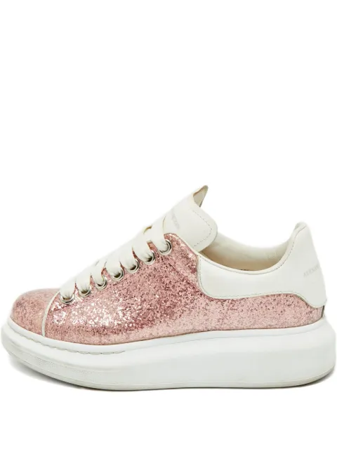 Alexander McQueen Pre-Owned Oversized glittered sneakers