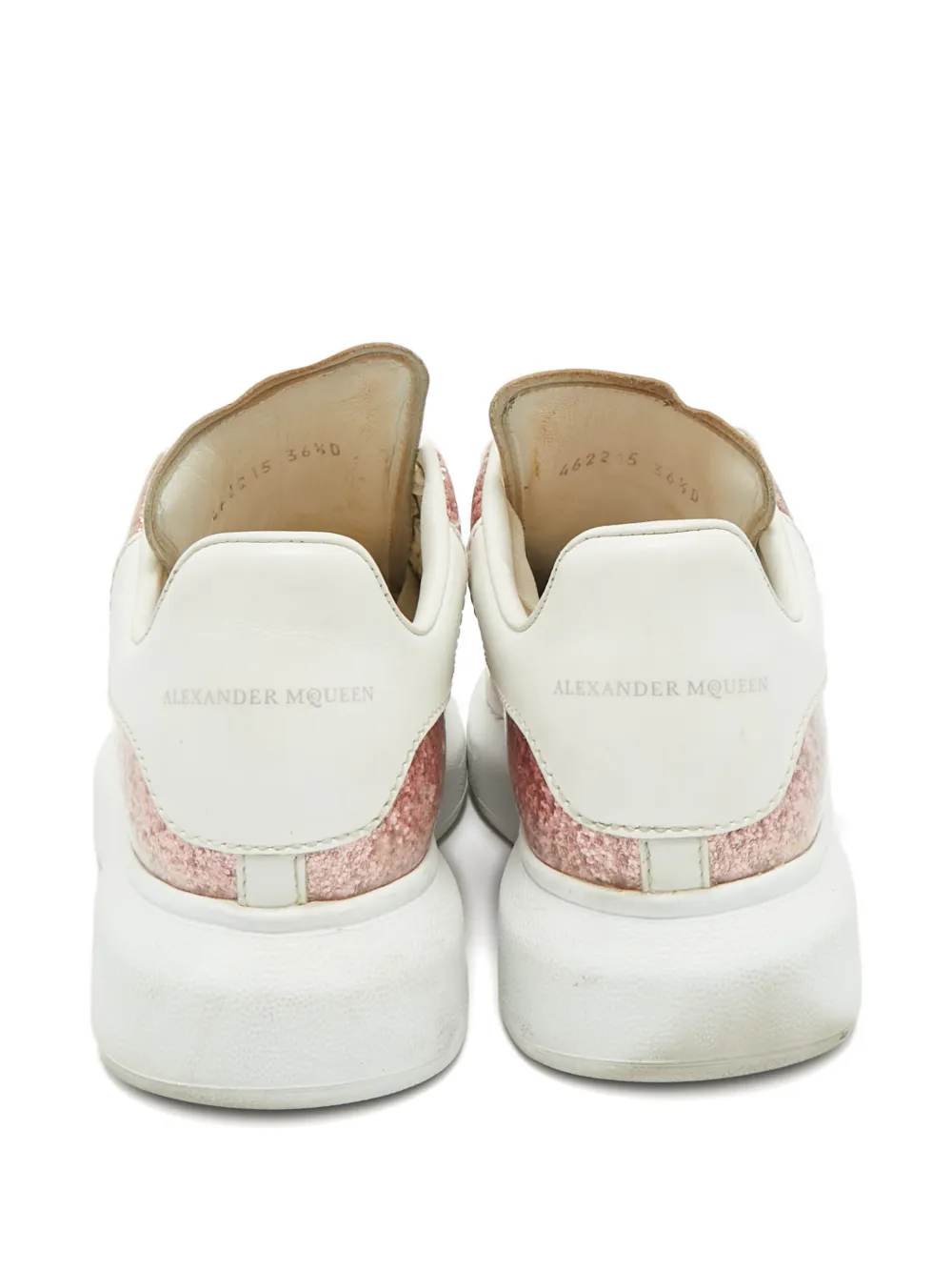 Alexander McQueen Pre-Owned Oversized glittered sneakers - Roze