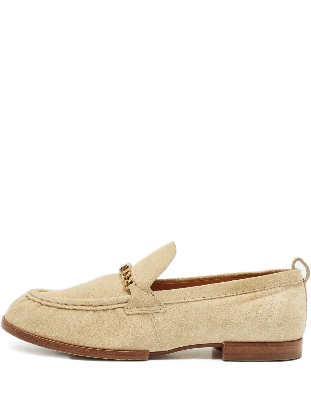 Pre-owned Tod's Suede Loafer In Neutral