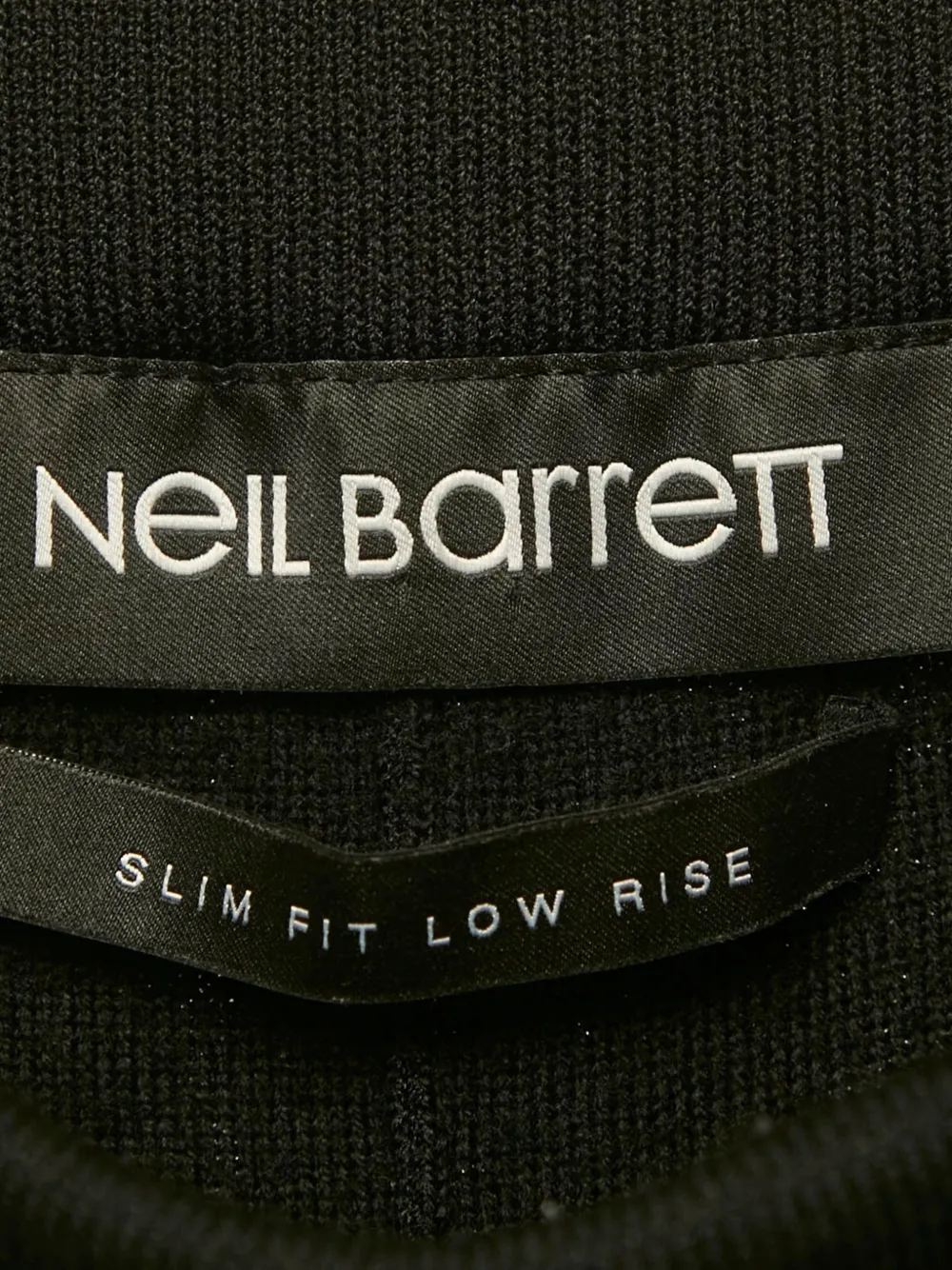  Neil Barrett Pantalon Slim En Maille - Noir 