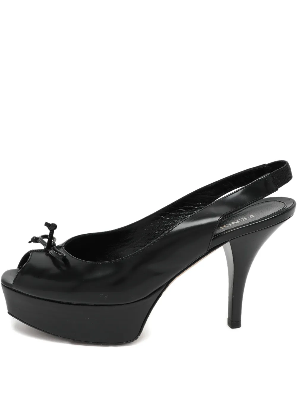 Fendi Pre-Owned Fendista leather pumps - Nero