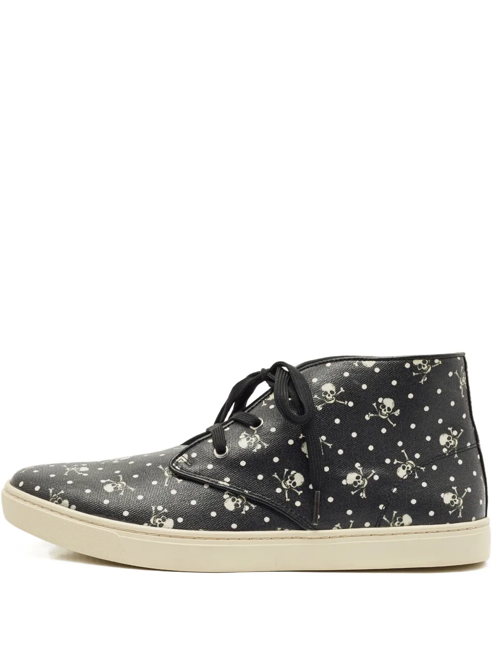 Dolce & Gabbana Pre-Owned Skeleton high-top sneakers - Nero