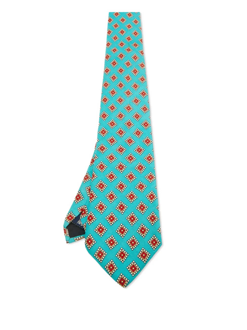 Burberry Pre-Owned silk print tie | Blue | Image 1