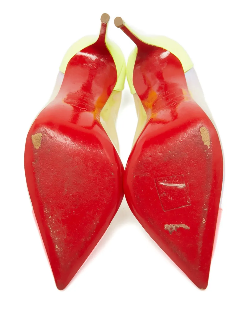 Christian Louboutin Pre-Owned Debout point-toe heeled pumps - Groen