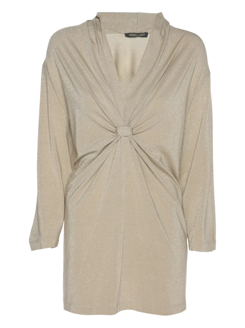 Marina Rinaldi Camicia con nodo - Toni neutri