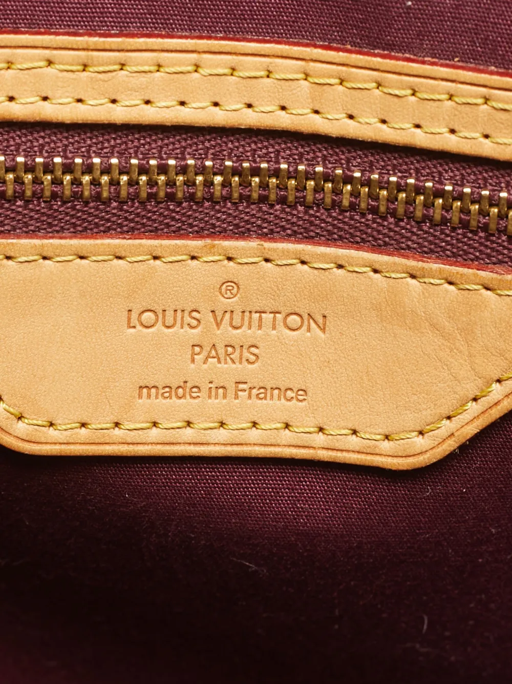 Louis Vuitton Pre-Owned Brea medium lakleren shopper met monogram - Rood