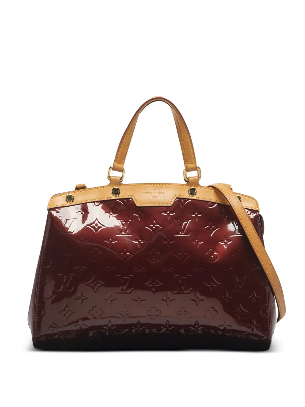 Louis Vuitton Pre-Owned Borsa tote Brea media con monogramma - Rosso