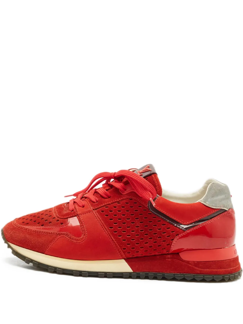 Louis Vuitton Pre-Owned lace-up sneakers - Rot