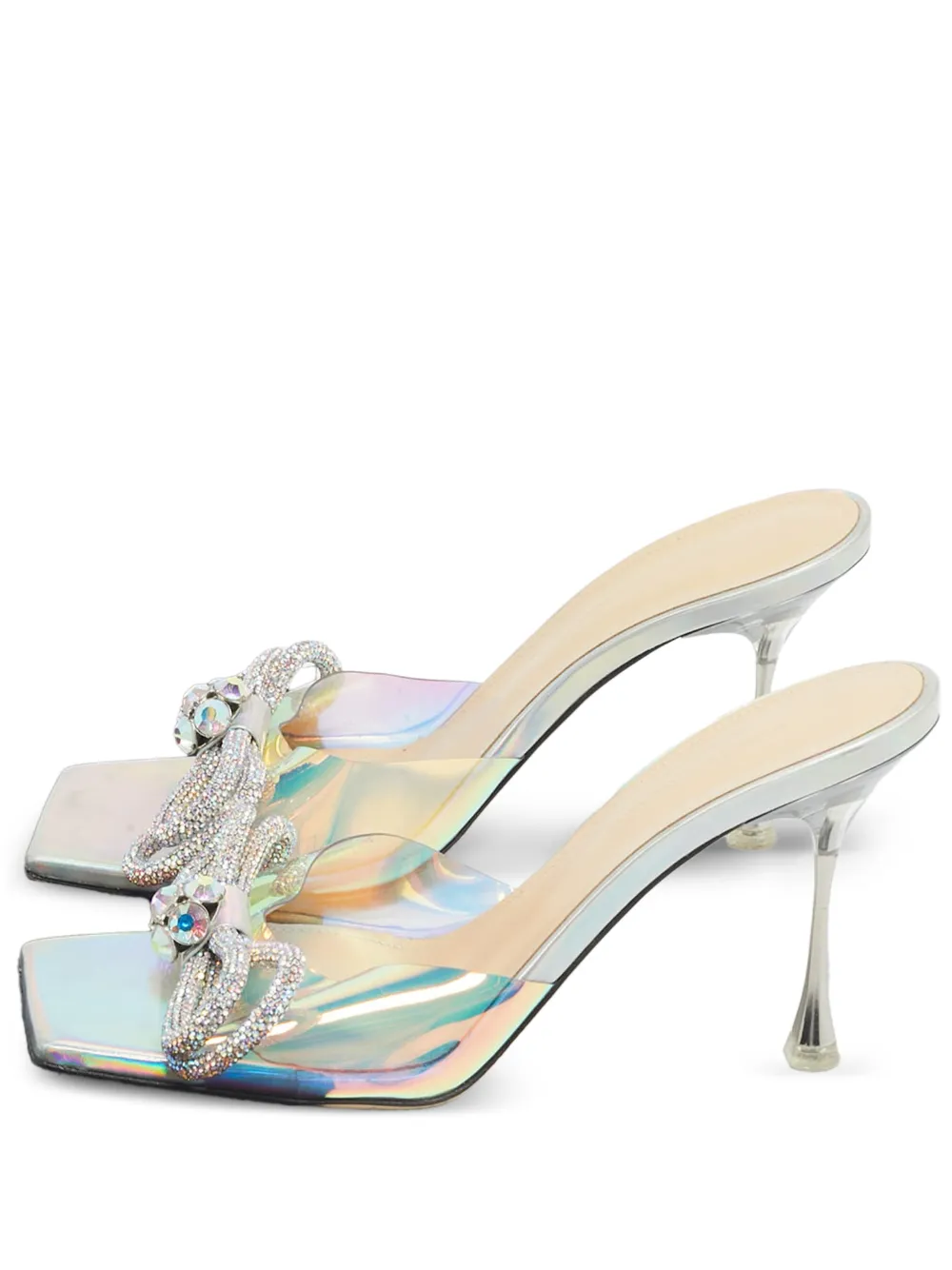 MACH & MACH sandalias con doble moño | blanco | Image 1