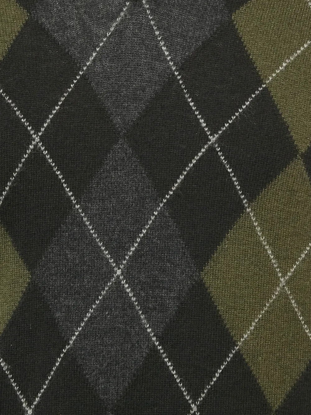 Prada Pre-Owned argyle-pattern V-neck sweater | Image 2