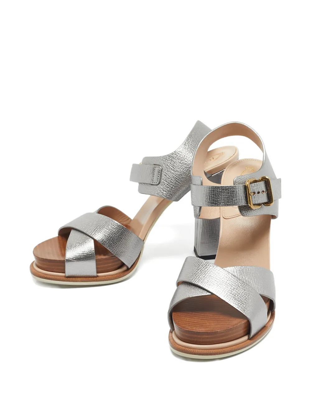 Tod's ankle-strap sandals - Zilver