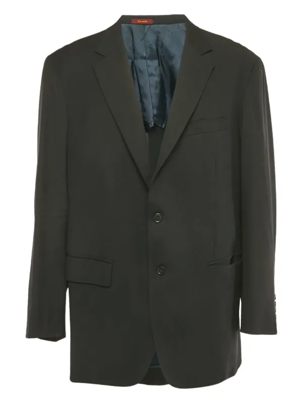 Ermenegildo Zegna ブラック Woolカシミヤジャケット Ermenegildo Zegna Vintage Zenith Wool Blazer | Black | FARFETCH IN