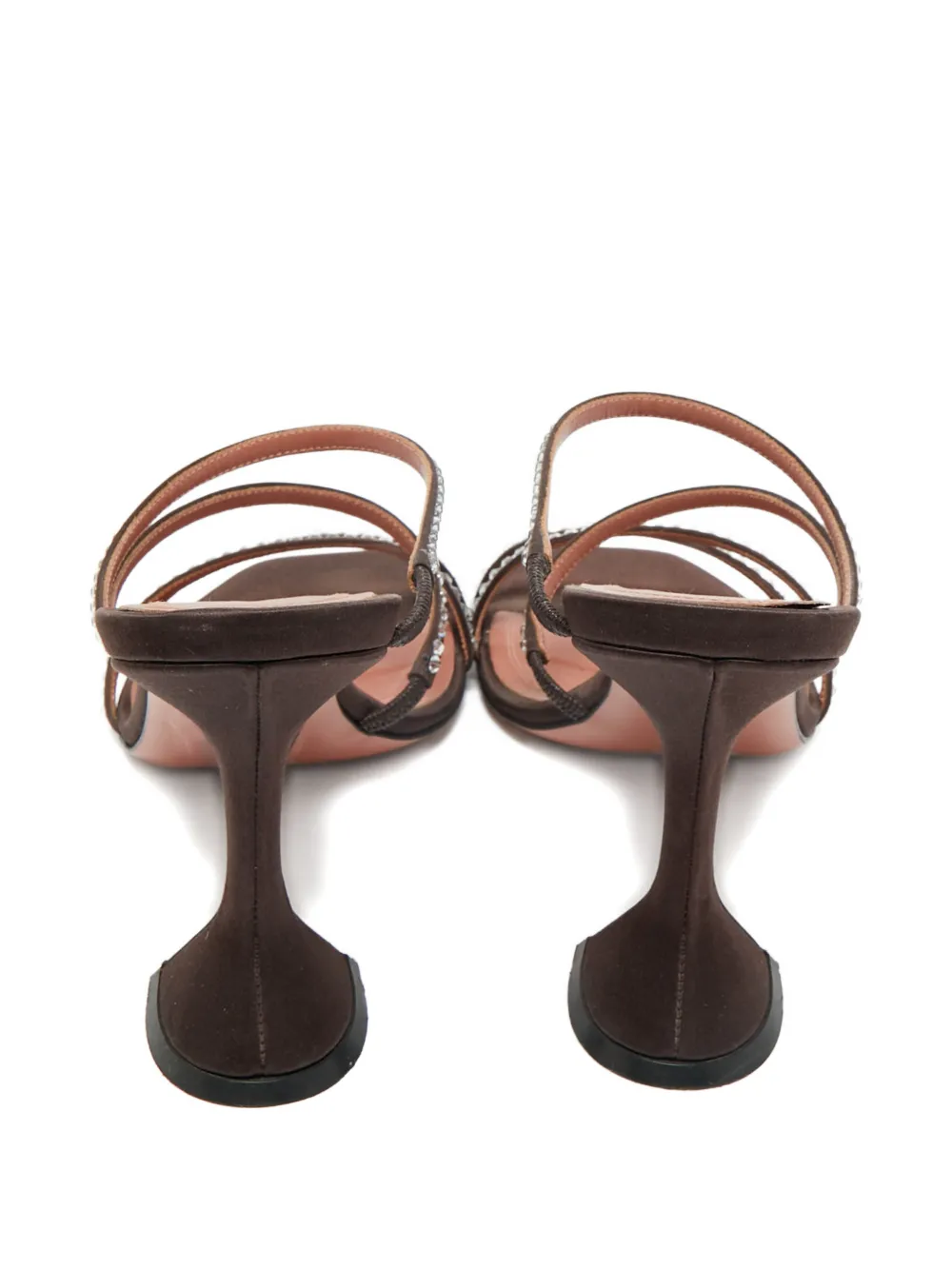 Amina Muaddi embellished sandals - Bruin