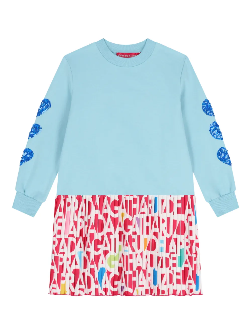 AGATHA RUIZ DE LA PRADA pleated dress - Blu