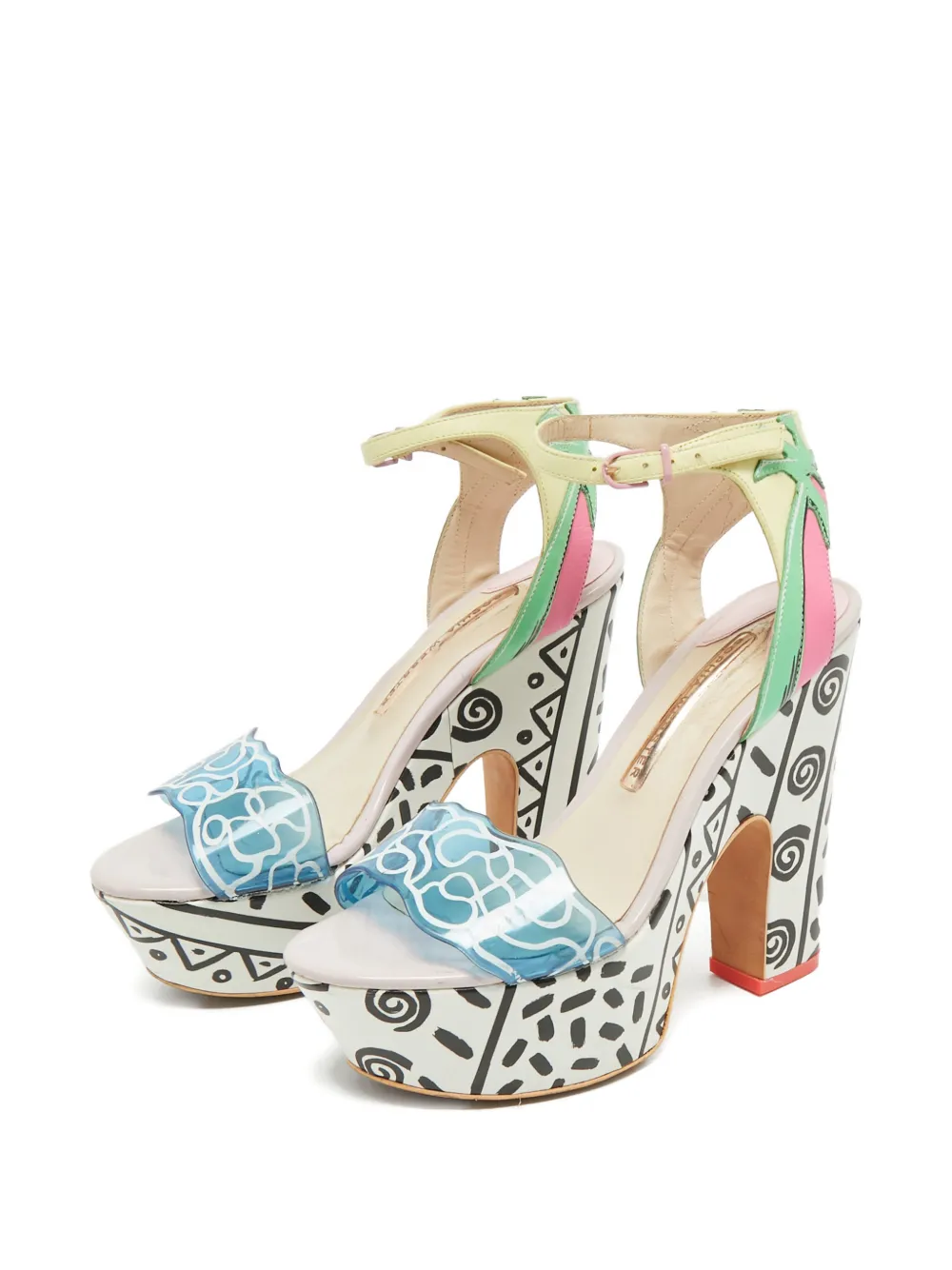 Sophia Webster Jade Malibu sandals - Wit