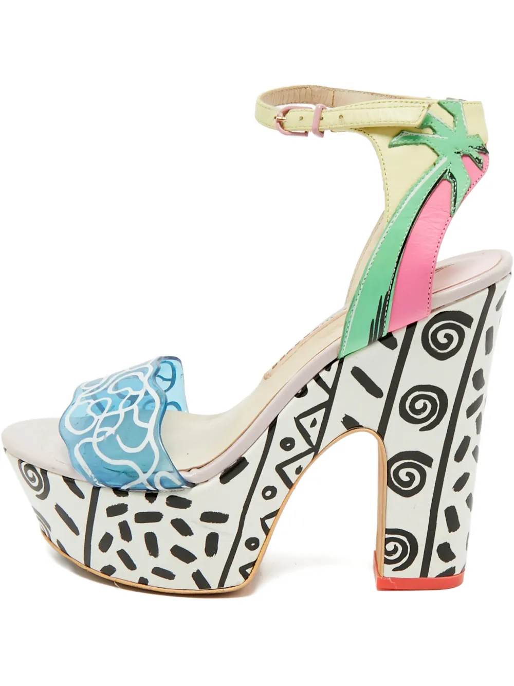 Sophia Webster Jade Malibu sandals - Bianco