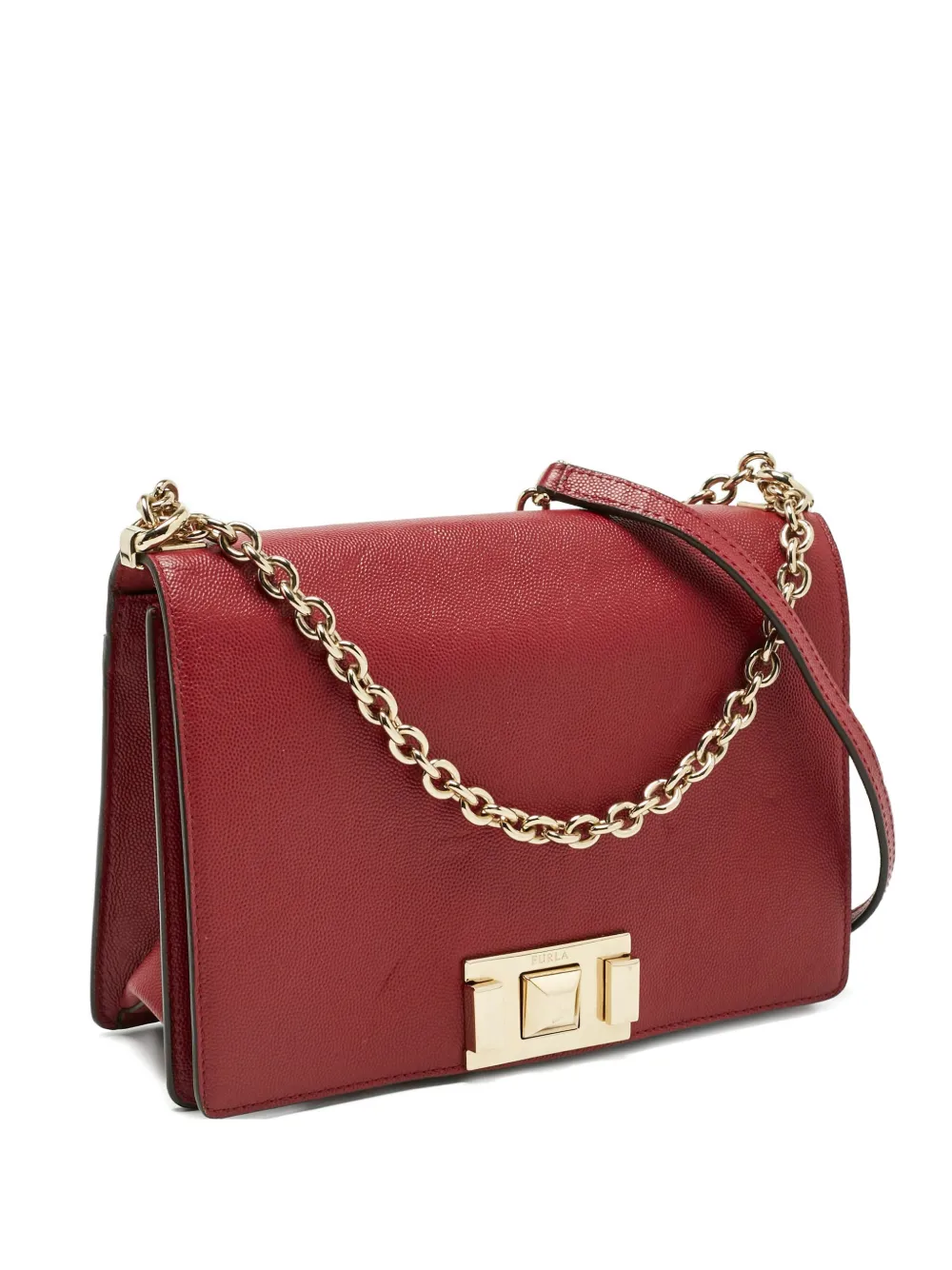 Furla Mimi leather shoulder bag - Rosso