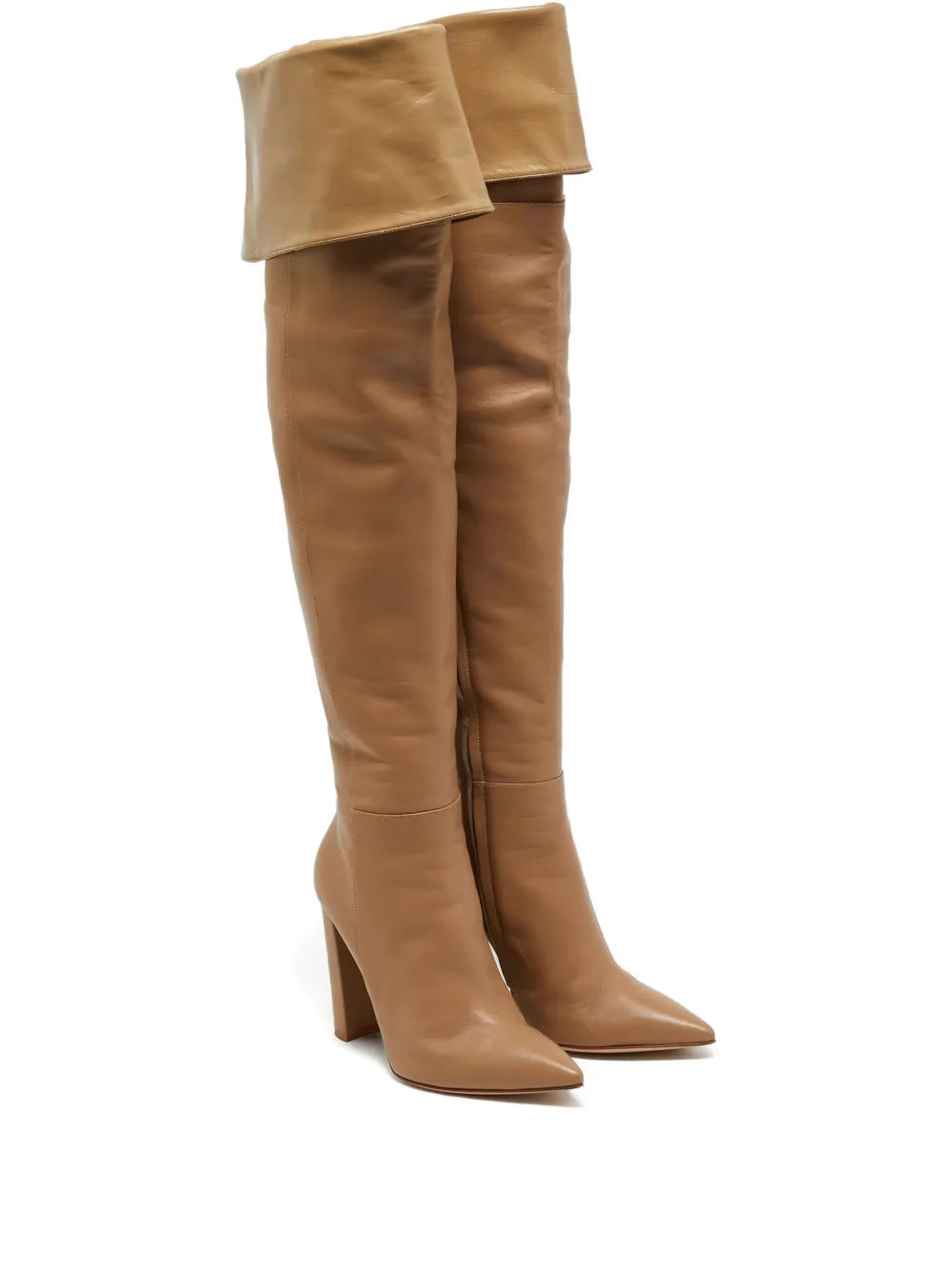 Gianvito Rossi leather boots - Marrone