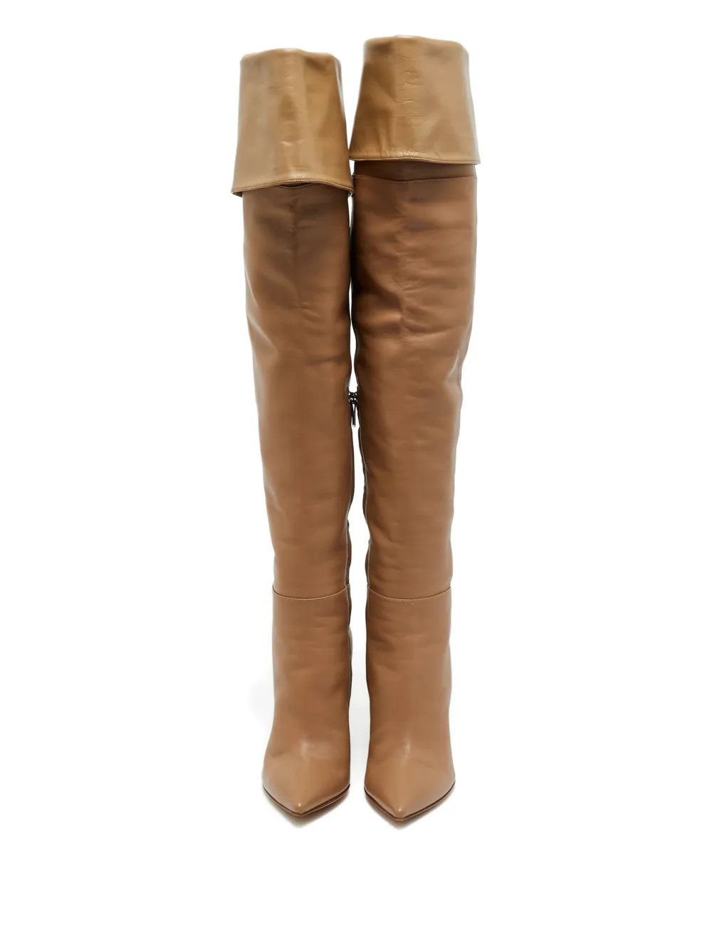 Gianvito Rossi leather boots - Bruin