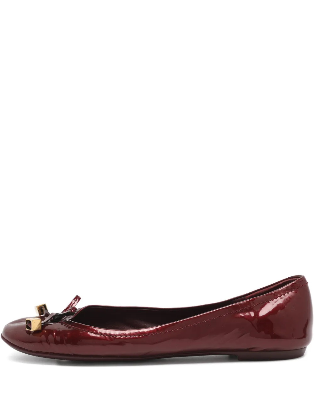 Louis Vuitton Pre-Owned Debbie Ballerinas aus Lackleder - Rot