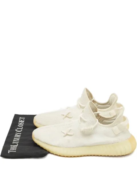 adidas Yeezy 부스트 350 V2 니트 골지 솔 스니커즈