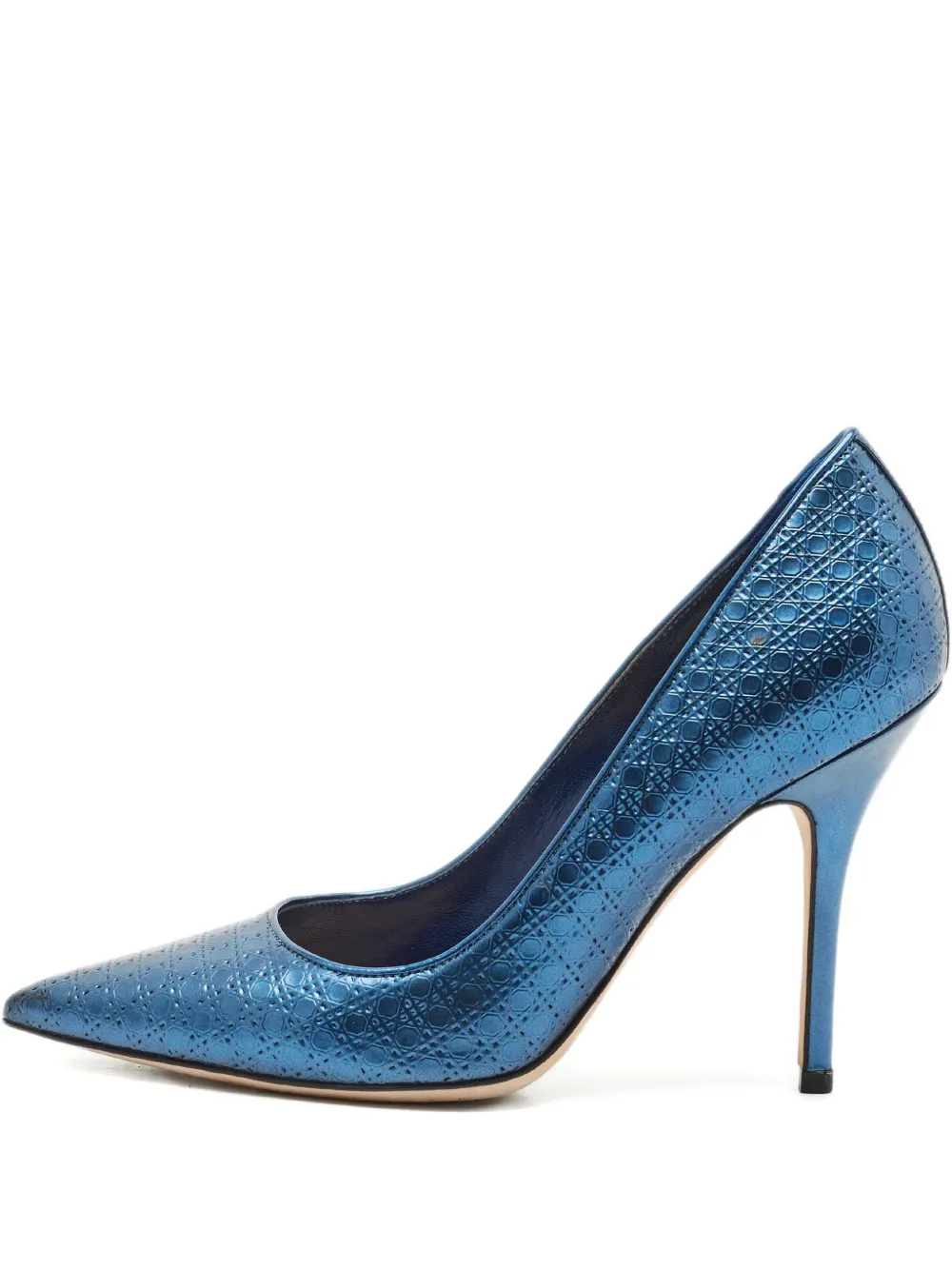 Pre-owned Dior Pointed Pumps In Blue
