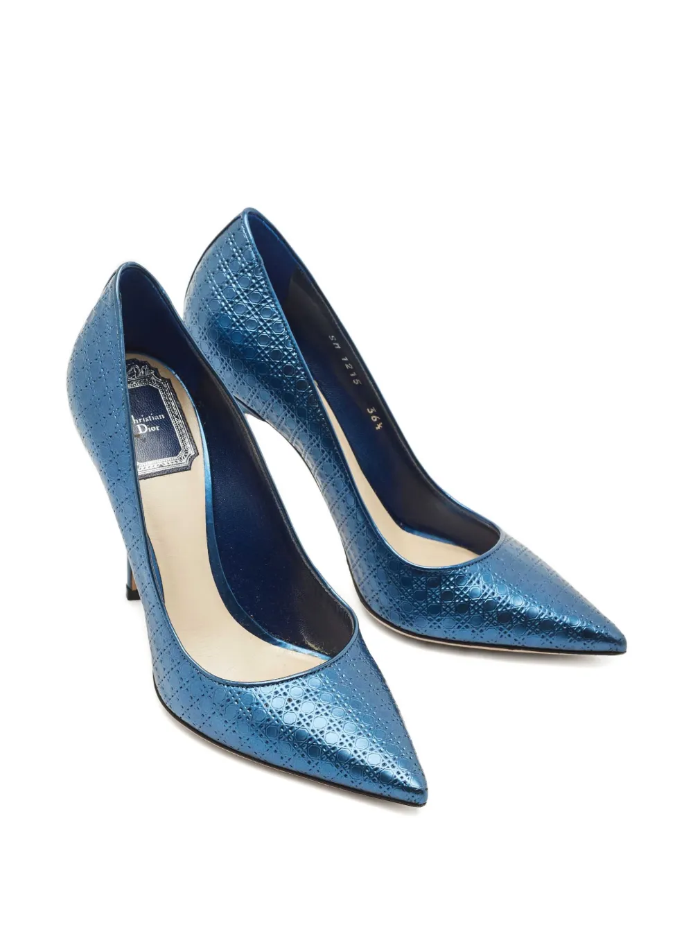 Pre-owned Dior Pointed Pumps In Blue