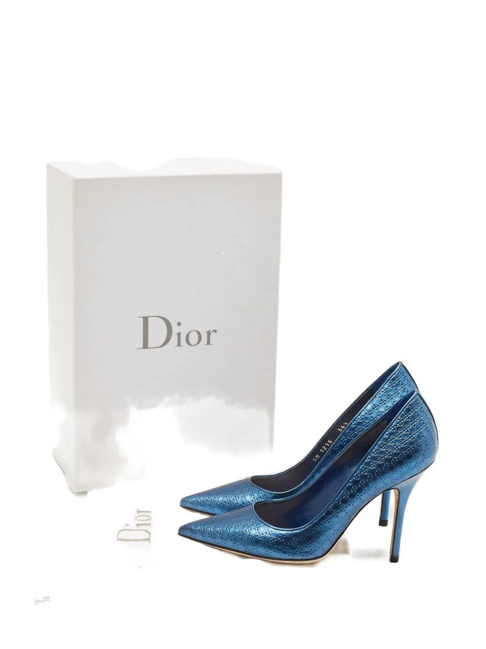 Pre-owned Dior Pointed Pumps In Blue