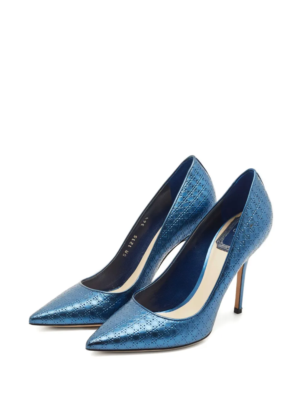 Pre-owned Dior Pointed Pumps In Blue