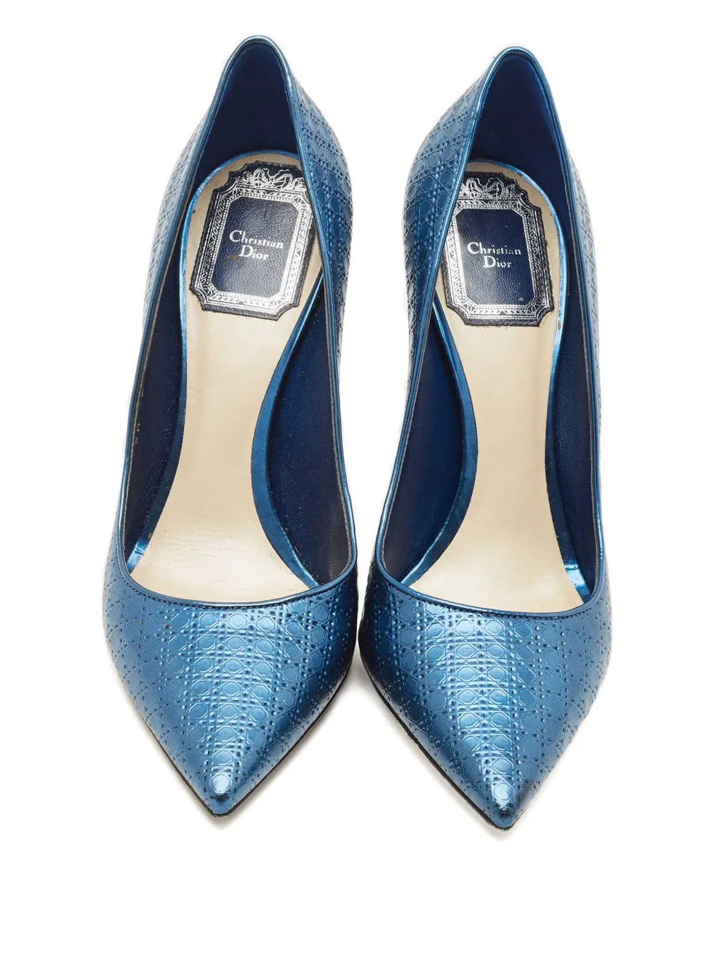 Pre-owned Dior Pointed Pumps In Blue