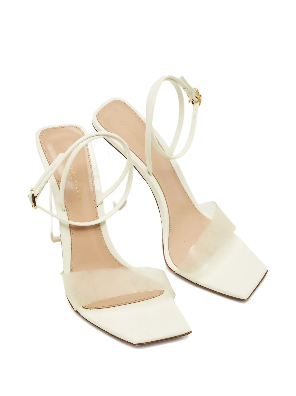 Gianvito Rossi Odyssey patent-leather sandals - Wit