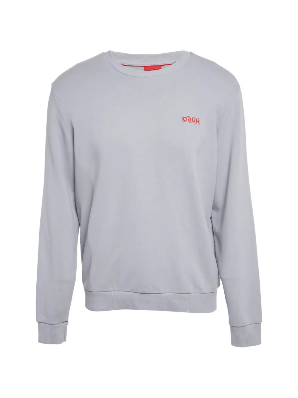 BOSS GREEN HUGO BOSS cotton logo sweatshirt - Grigio